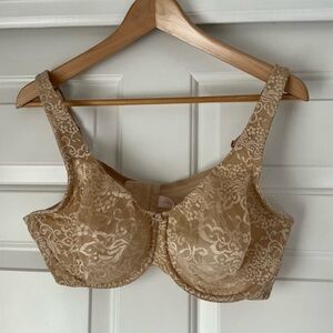 Cacique Nude Lace Full Coverage Underwire Bra 40D